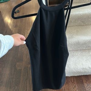 Zara open back mini dress